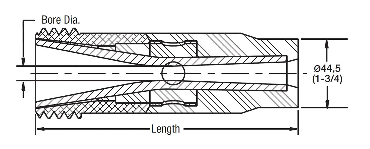 Buse Venturi à large entrée Kennametal SN159-P 50 mm