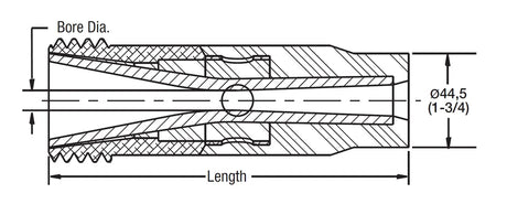 Buse Venturi à large entrée Kennametal SN159-P 50 mm