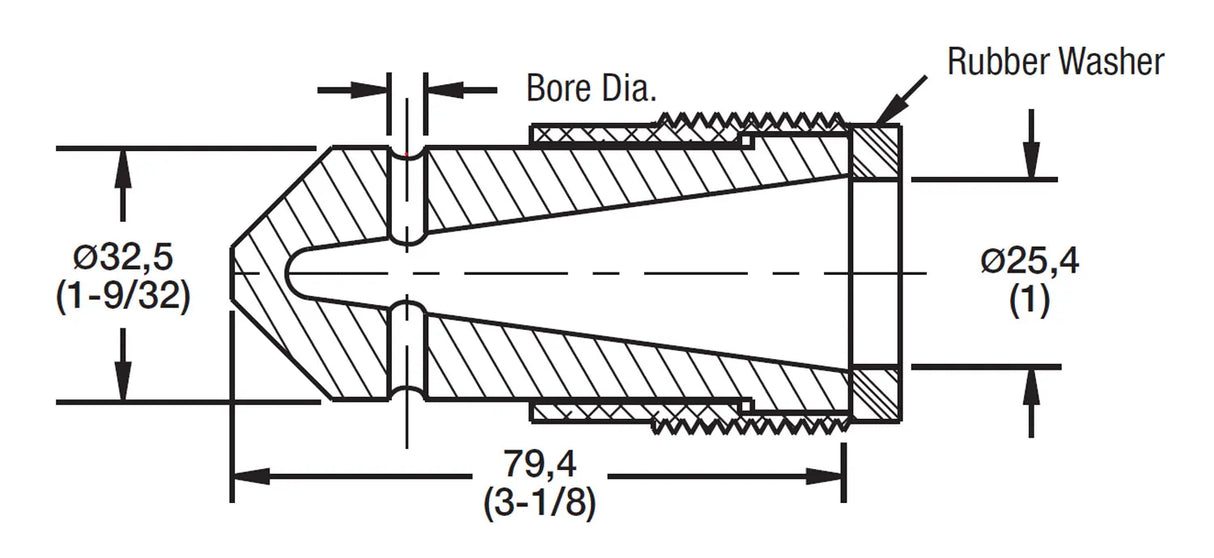 Kennametal T090 90° Angle Blast Nozzle