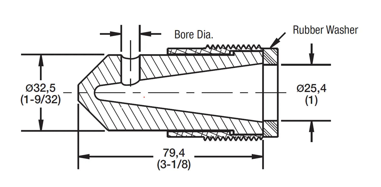 Kennametal T090 90° Angle Blast Nozzle